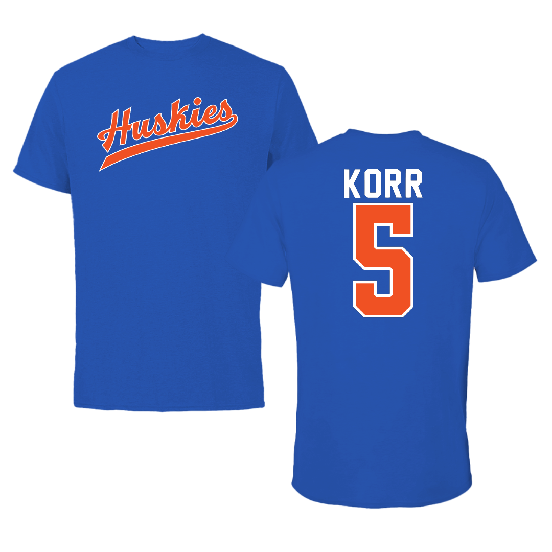 Houston Christian University Beach Volleyball True Royal Performance Tee - #5 Ellison Korr