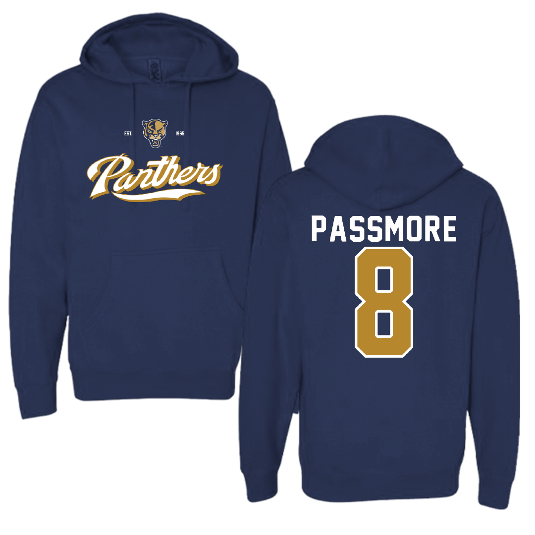 Florida International University Football Navy General Hoodie - #8 Jeramy Passmore
