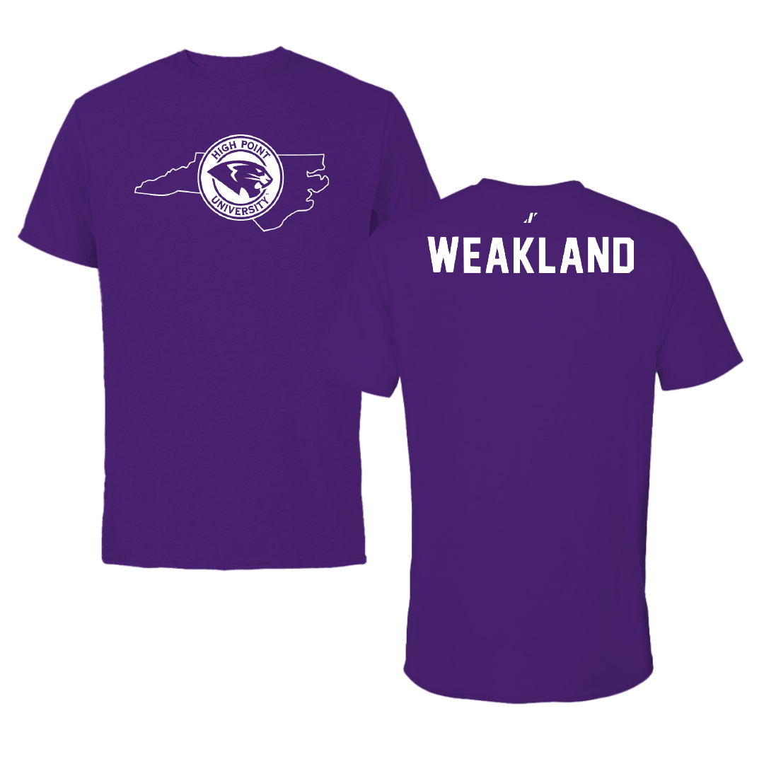 High Point University TF and XC Purple State Tee - Jake Weakland