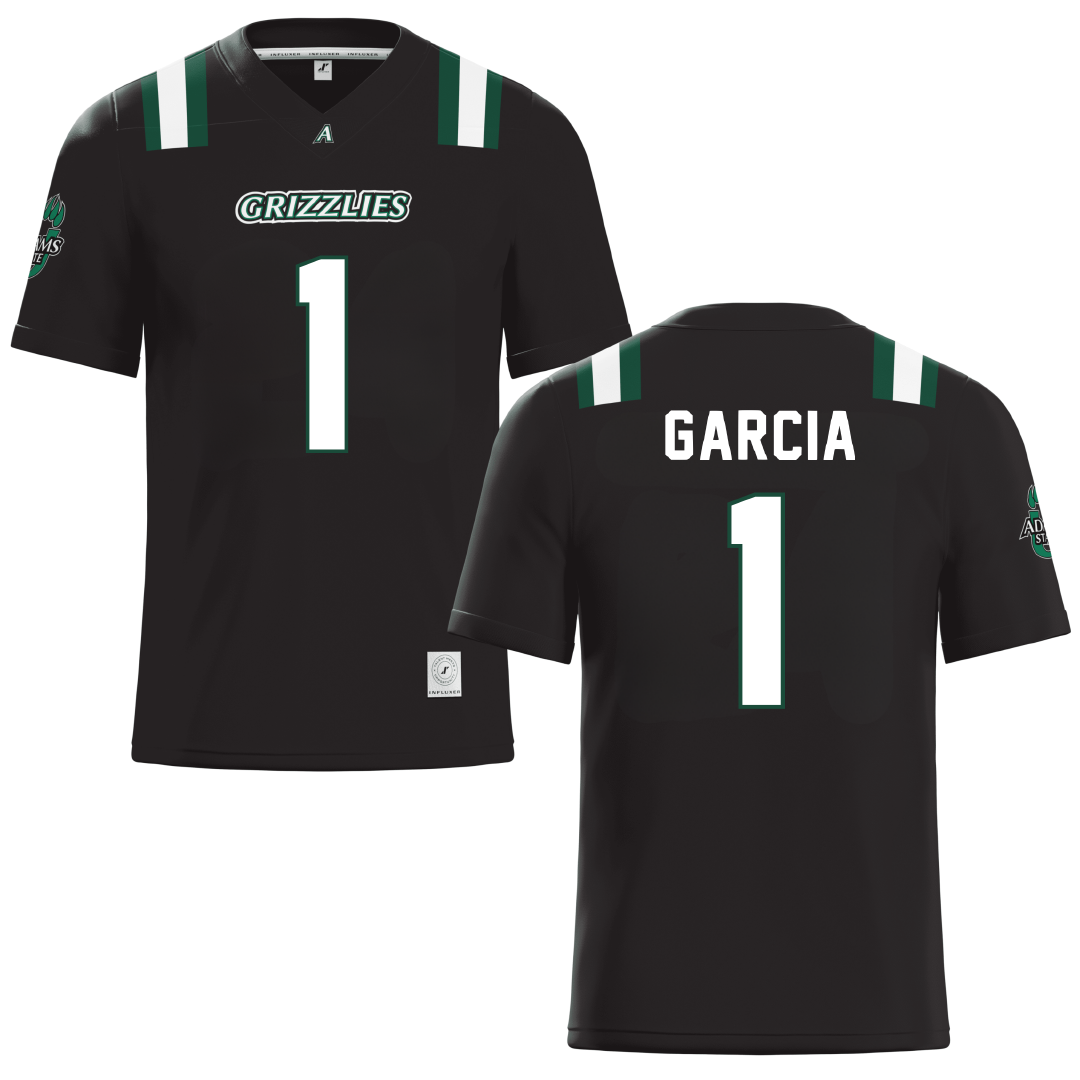 Adams State University Black Football Jersey - Abraham Garcia