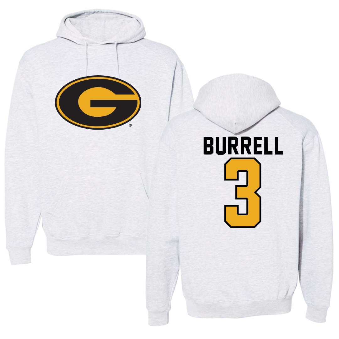 Grambling State University Baseball Gray Hoodie - #3 Trey Burrell