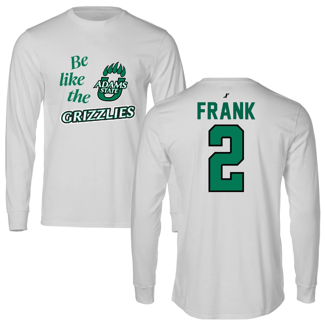 Adams State University Basketball Light Gray Be Like Us Long Sleeve - #2 Harrison Frank