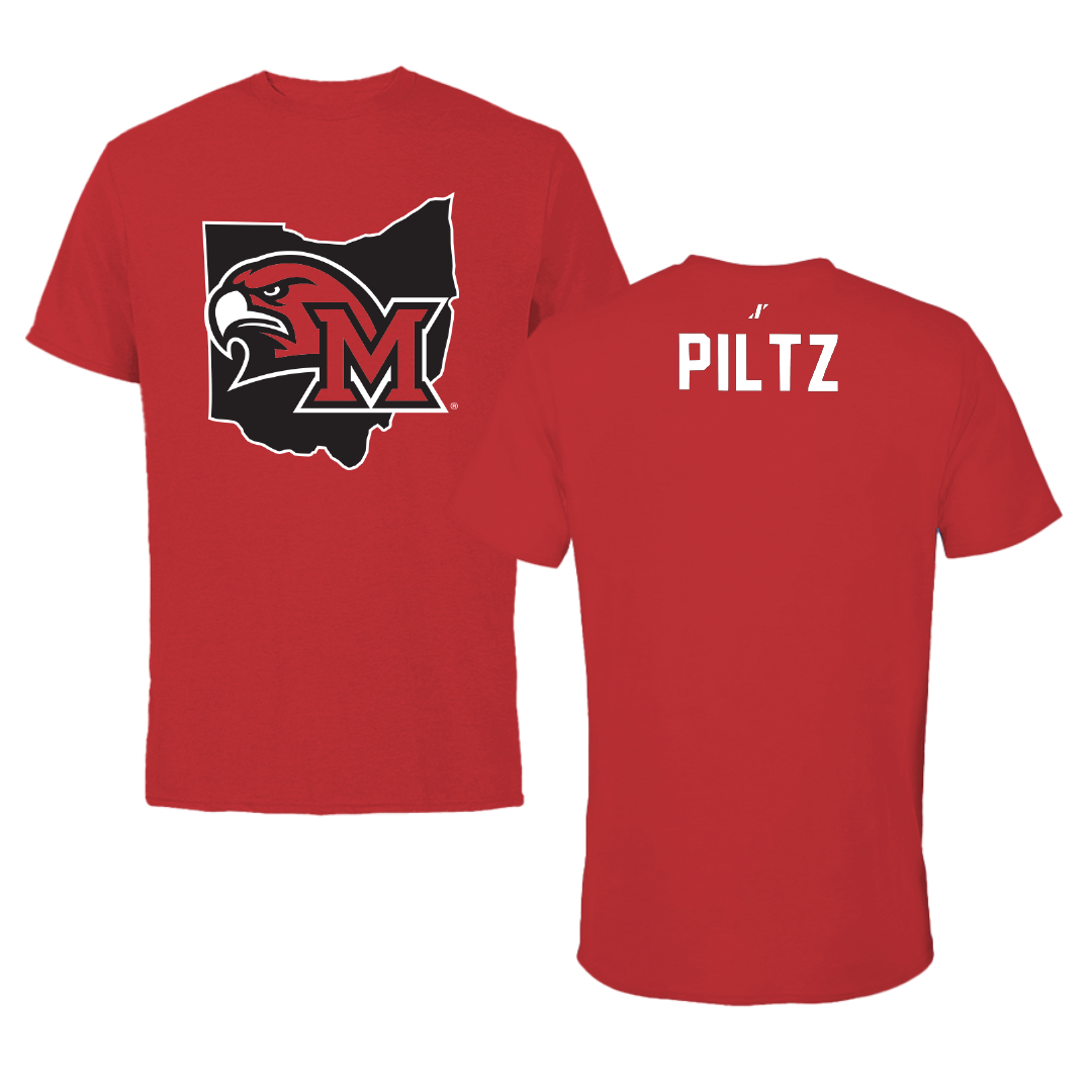 Miami University (Ohio) Synchronized Skating Red State Tee - Ella Piltz
