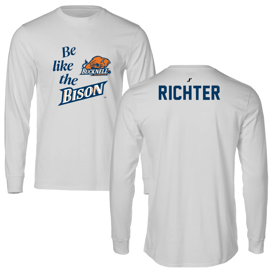 Bucknell University Golf Light Gray Be Like Us Long Sleeve - Paige Richter