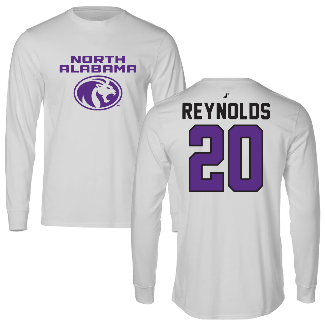 University of North Alabama Soccer Light Gray Long Sleeve - #20 Maddie Reynolds