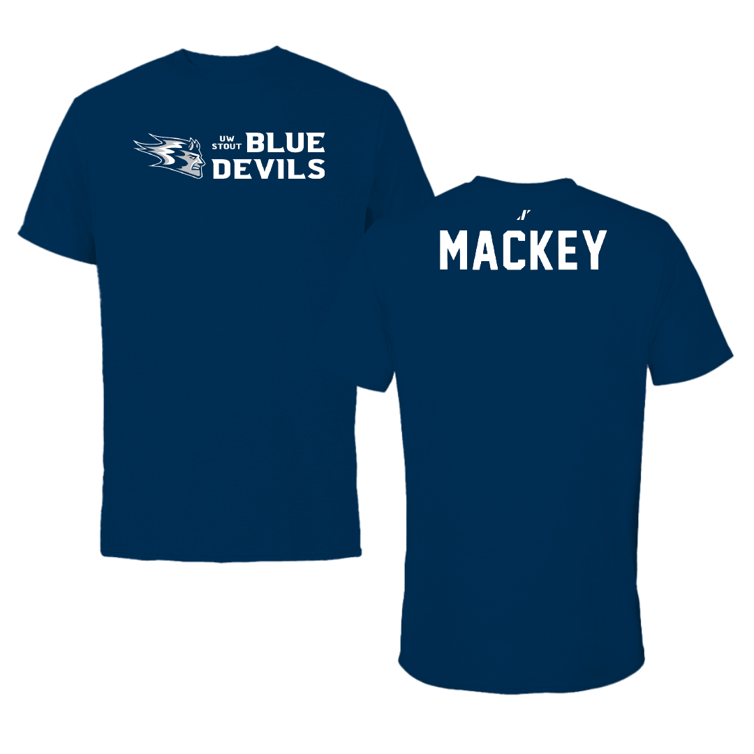 University of Wisconsin-Stout Dance Navy General Tee - Dynastee Mackey