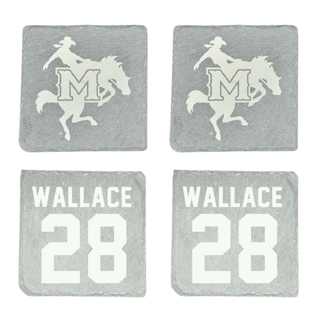 McNeese State University Soccer Stone Coaster (4 Pack)  - #28 Shelby Wallace