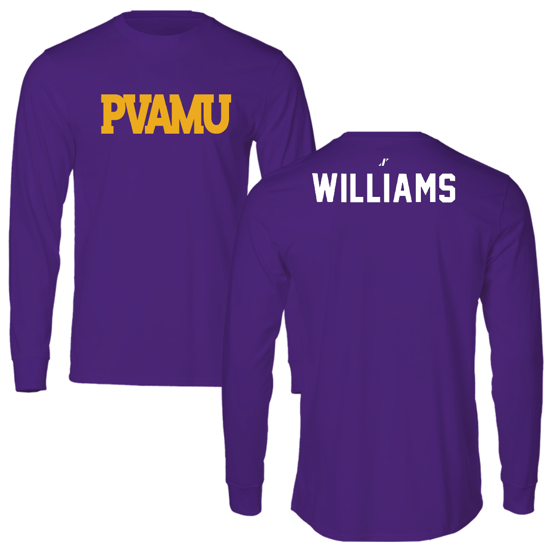Prairie View A&M University Golf Purple Long Sleeve - Madison Williams