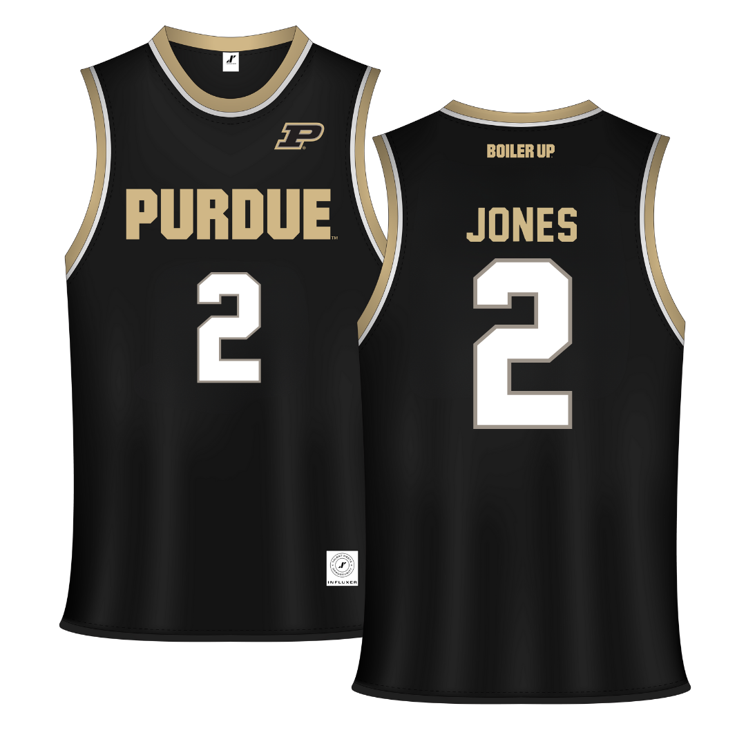Purdue University Black Basketball Jersey - #2 Rashunda Jones