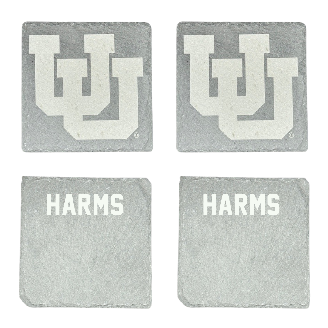 University of Utah Swimming & Diving Stone Coaster (4 Pack)  - Ike Harms