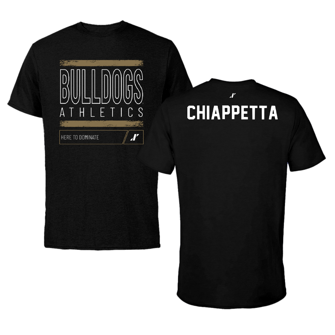 Bryant University TF and XC Black Dominate Tee - AJ Chiappetta