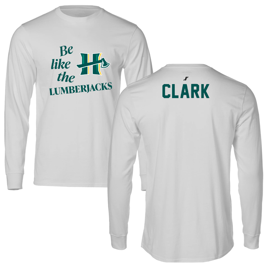 Cal Poly Humboldt Wrestling Light Gray Be Like Us Long Sleeve - Liam Clark