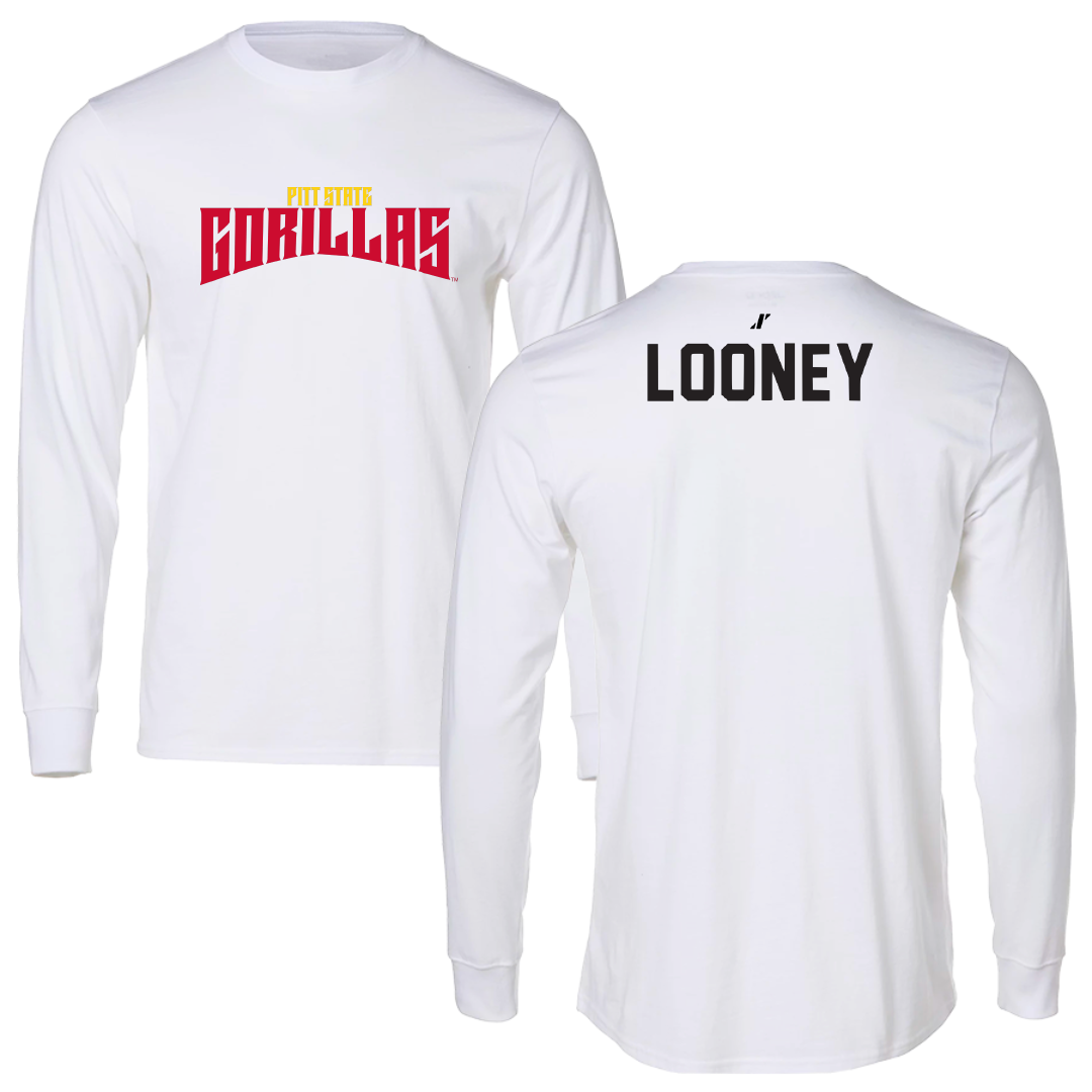 Pittsburg State University TF and XC White Classic Long Sleeve - Taniya Looney