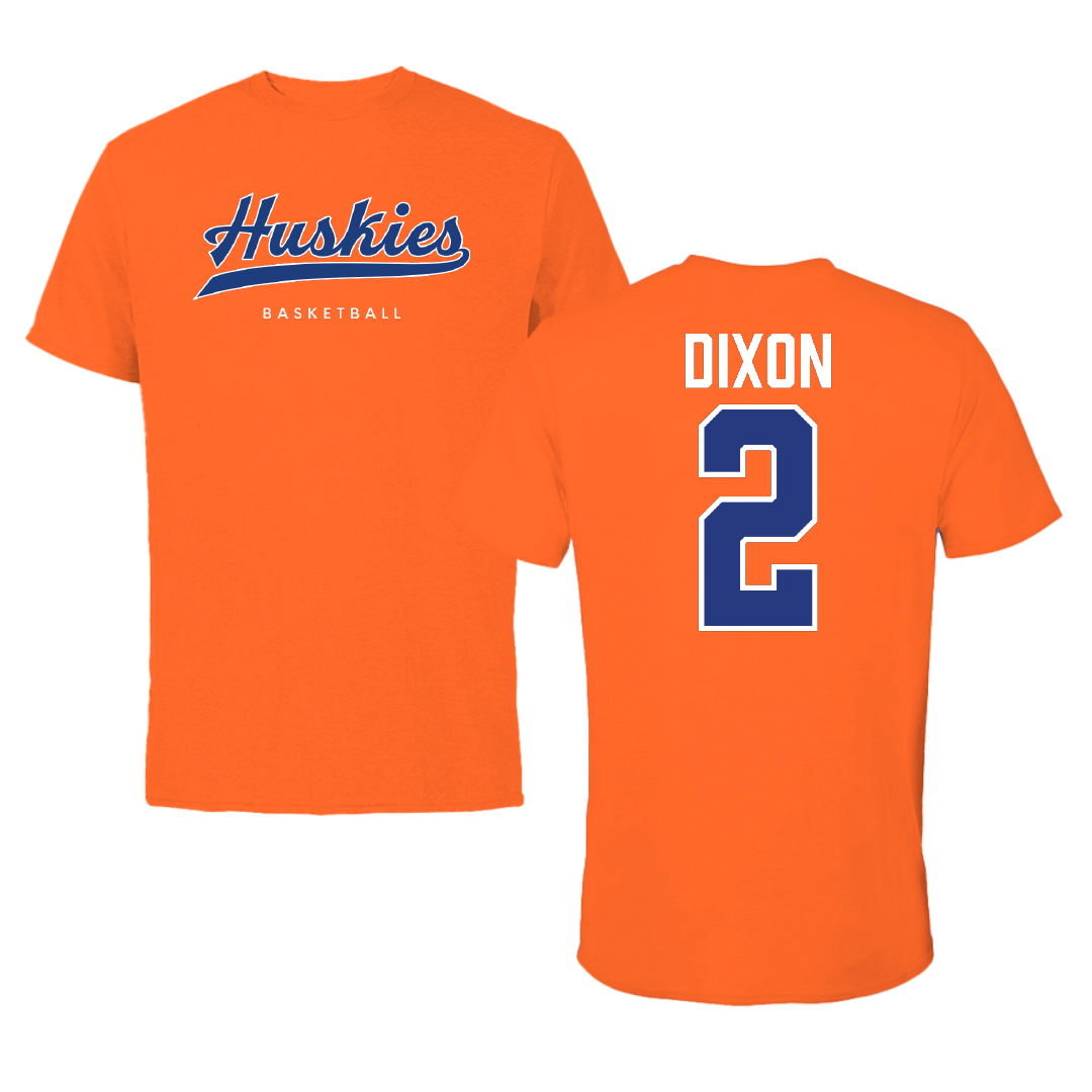 Houston Christian University Basketball Orange Performance Tee - #2 Victoria Dixon