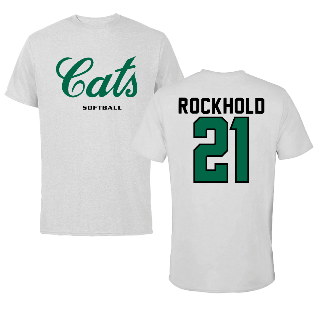 Northwest Missouri State University Softball Light Gray Cats Tee - #21 Kylee Rockhold