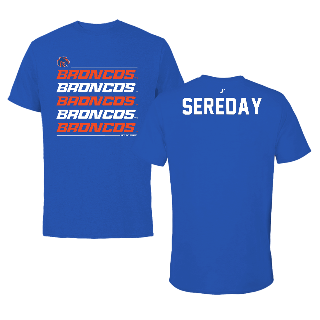 Boise State University TF and XC Blue General Tee - Ruby Sereday