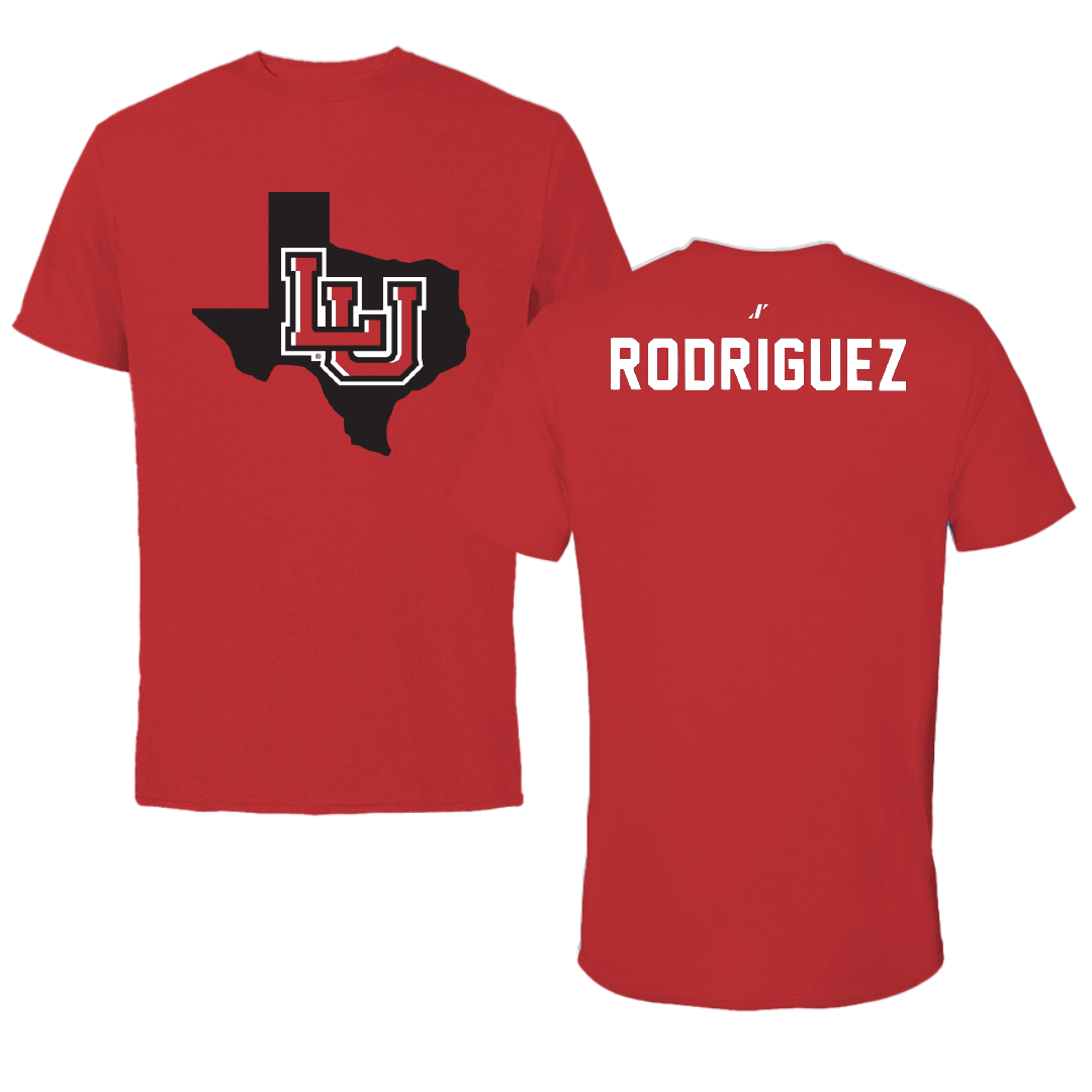 Lamar University TF and XC Red State Performance Tee - Chloe Rodriguez