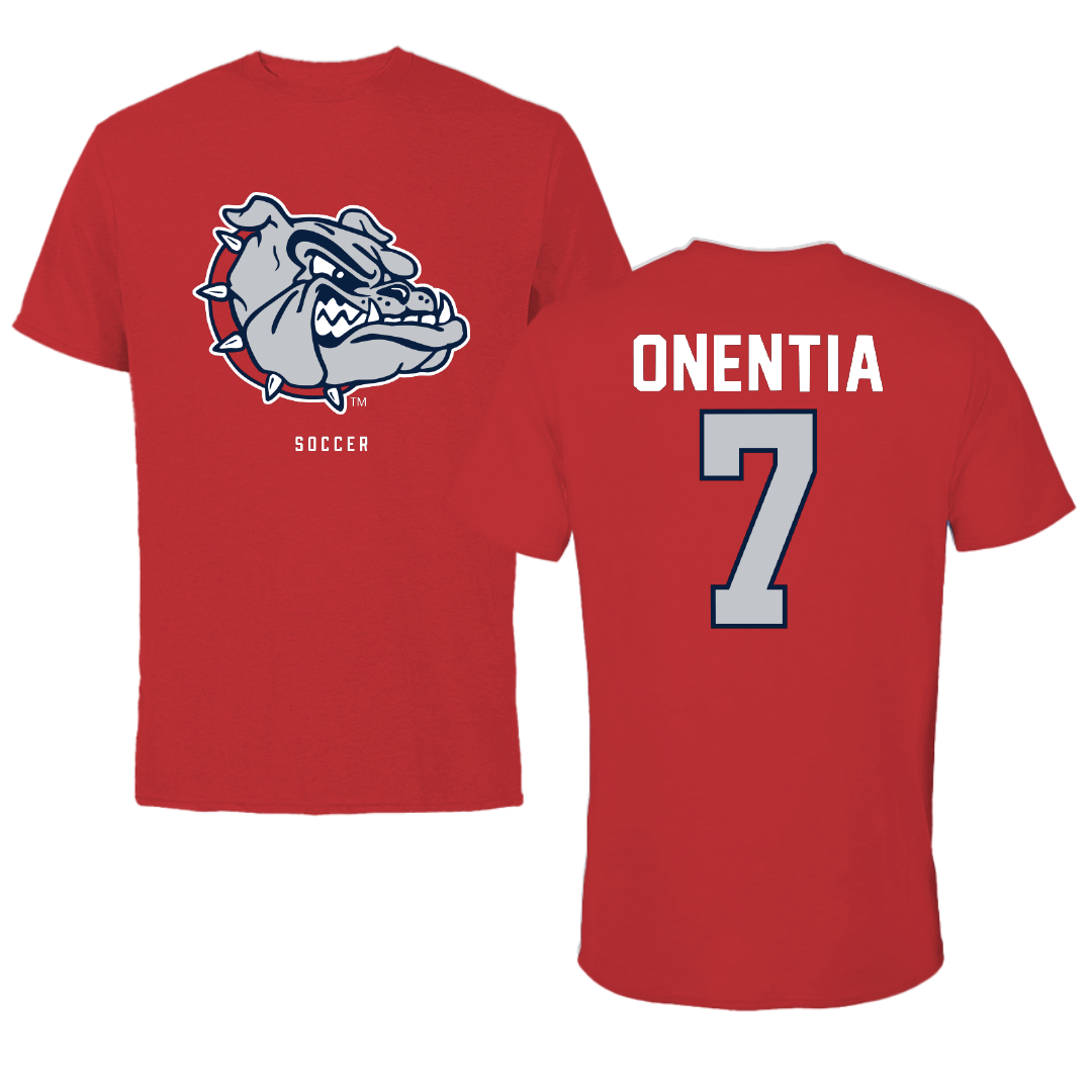 Gonzaga University Soccer Red Mascot Performance Tee - #7 Geremi Onentia