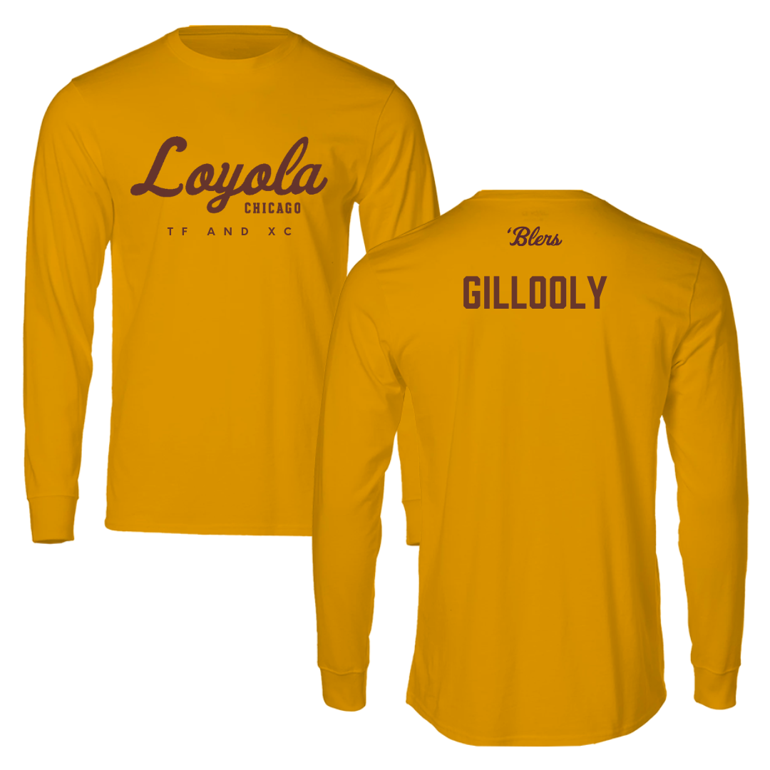 Loyola University-Chicago TF and XC Gold Long Sleeve - Ali Gillooly