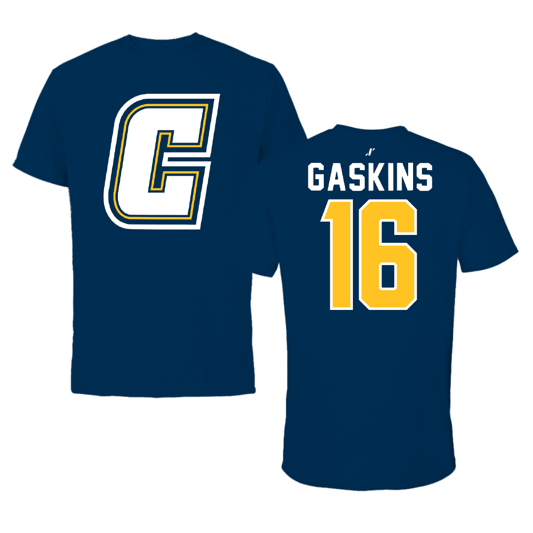 Coker University Softball Navy Performance Tee - #16 Bailee Gaskins