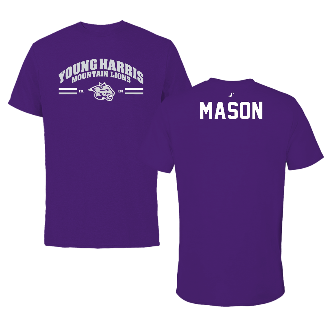 Young Harris College TF and XC Purple General Tee - Noah Mason
