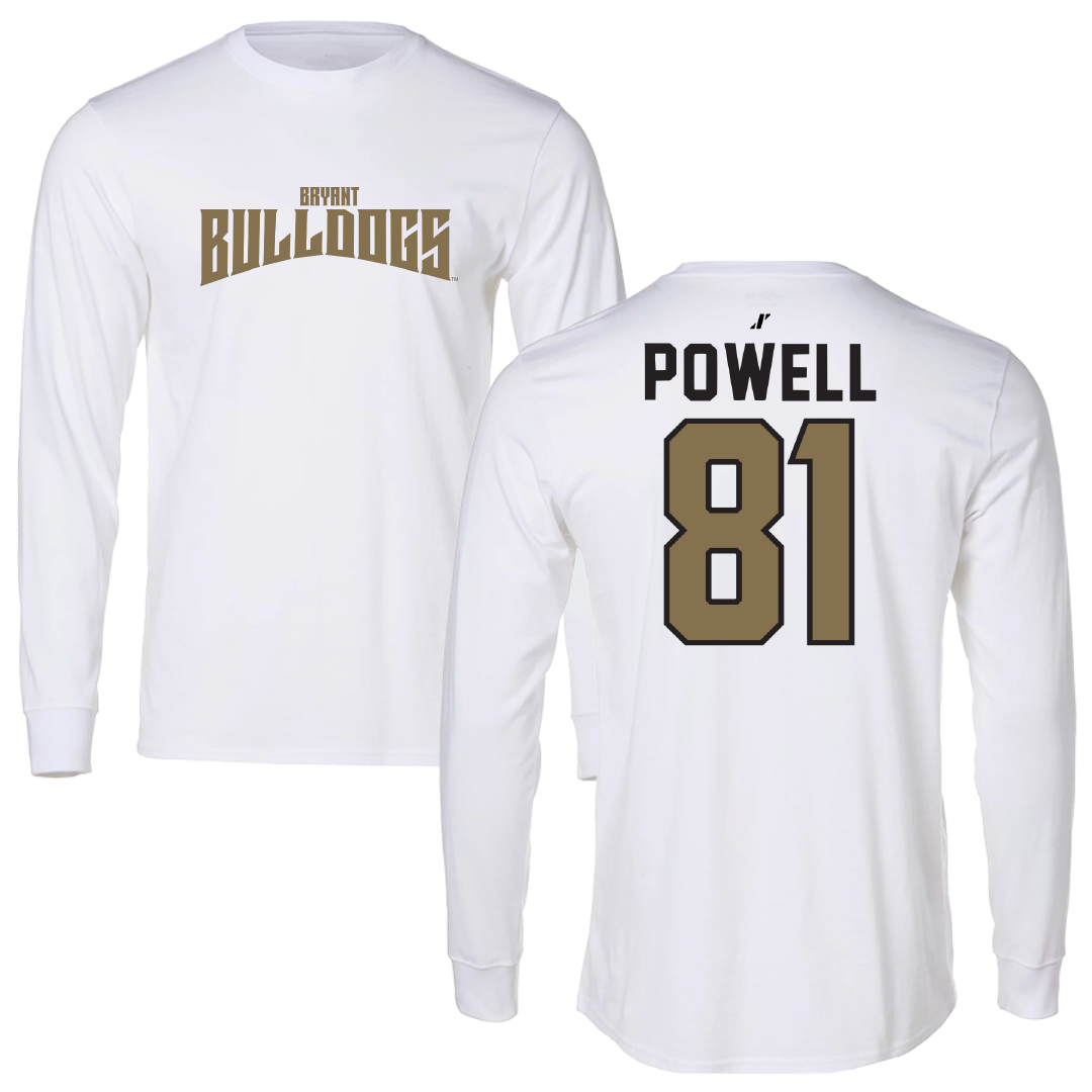 Bryant University Softball White Classic Long Sleeve - #81 Lexi Powell