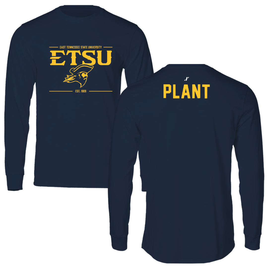 East Tennessee State University Triathlon Navy General Long Sleeve - Sarah Plant