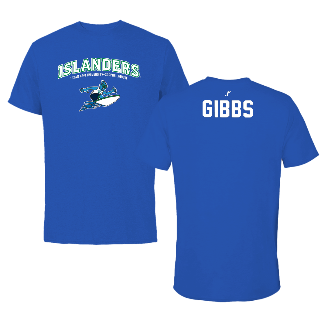 Texas A&M University-Corpus Christi Golf Blue General Tee - Samantha Gibbs