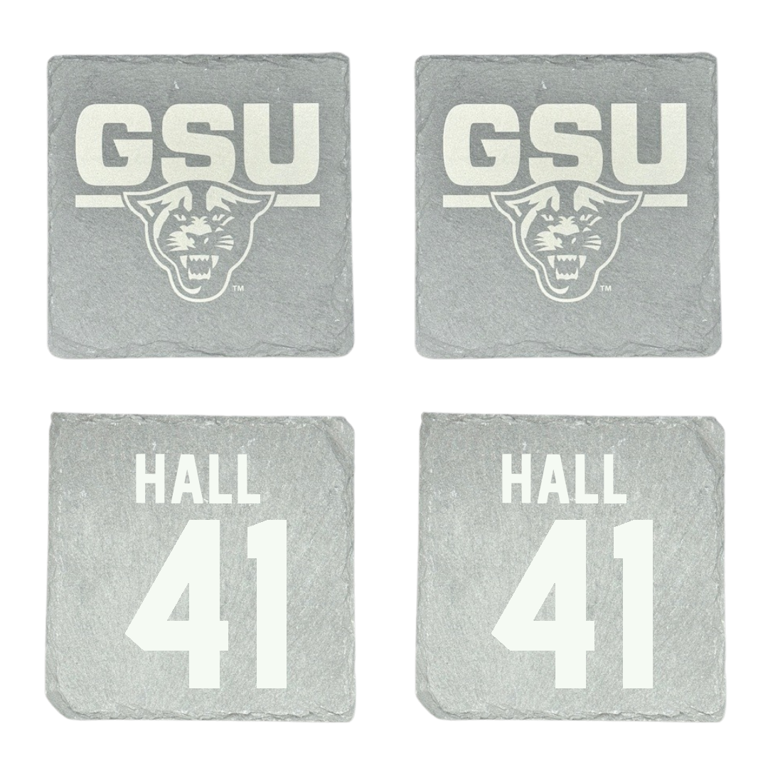 Georgia State University Football Stone Coaster (4 Pack)  - #41 Jayven Hall