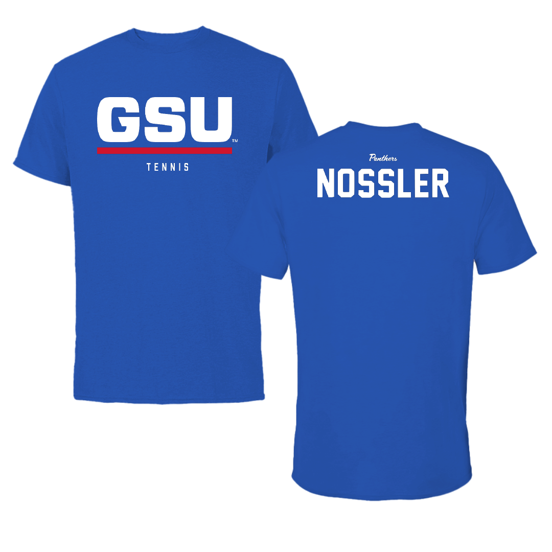 Georgia State University Tennis Blue Tee - Hugo Nossler