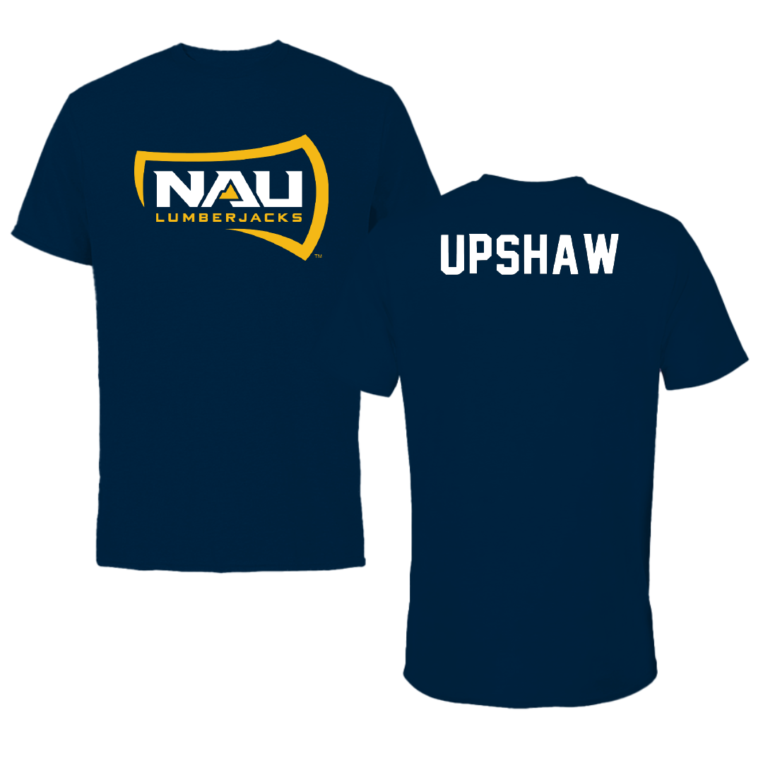 Northern Arizona University TF and XC Navy Lumberjacks Performance Tee - Aliandrea Upshaw
