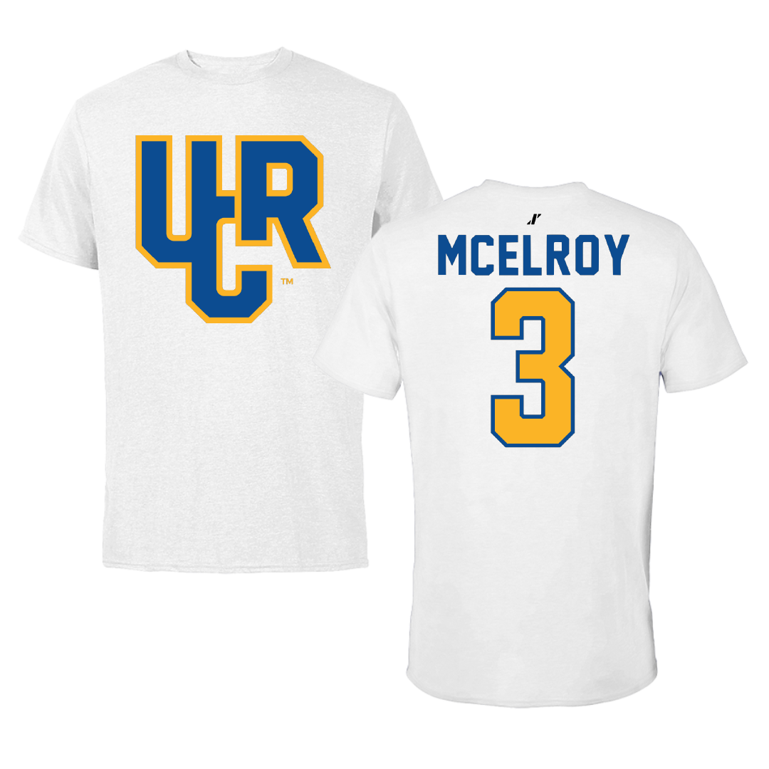 University of California-Riverside Softball White Tee - #3 Isabel McElroy