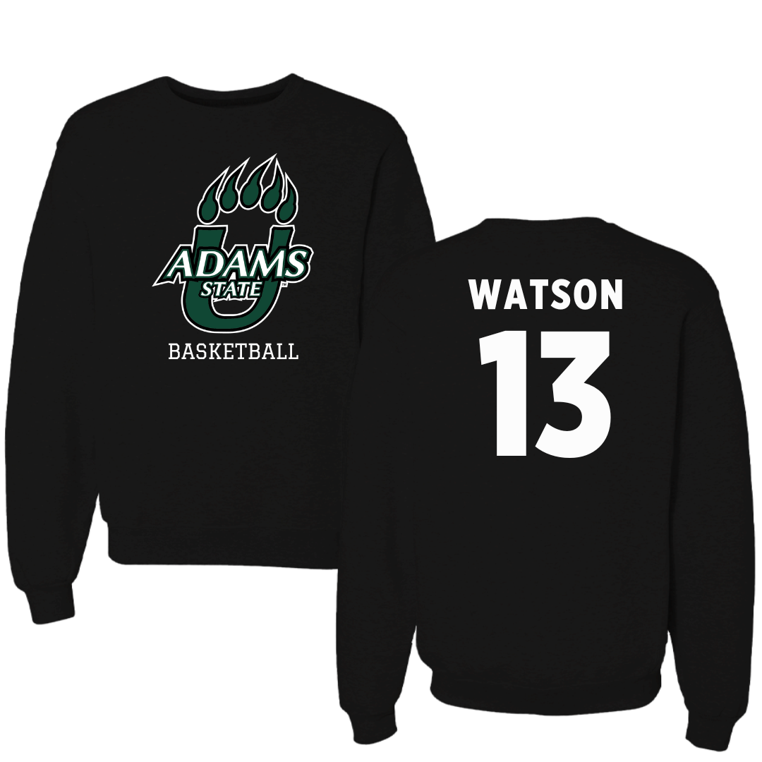 Adams State University Basketball Black State Crewneck - #13 Celina Watson