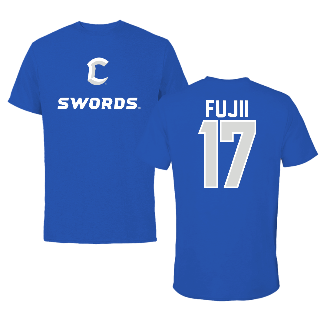 Chaminade University Baseball Blue Tee - #17 Cade Fujii
