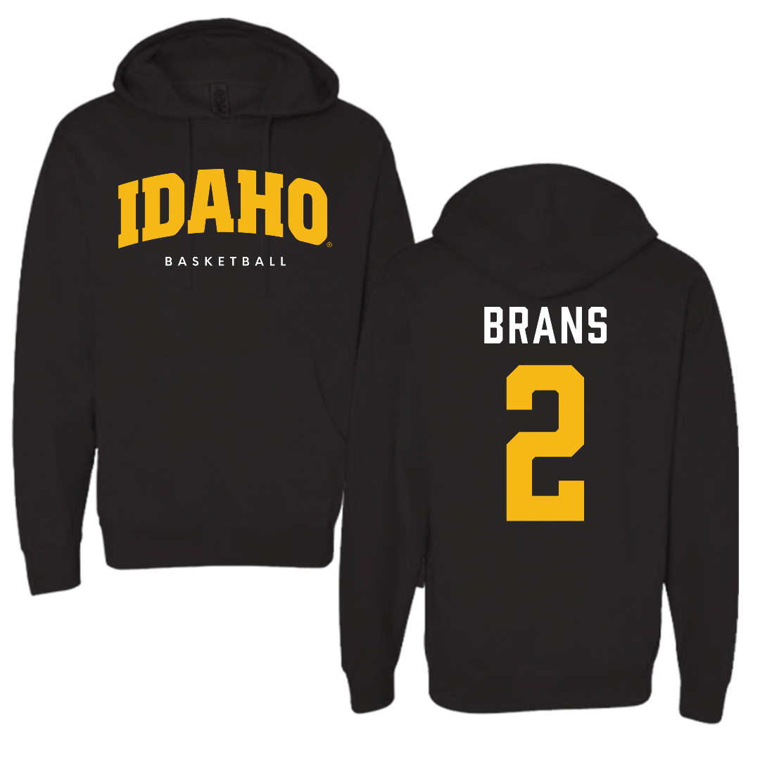University of Idaho Basketball Black Idaho Hoodie - #2 Sarah Brans