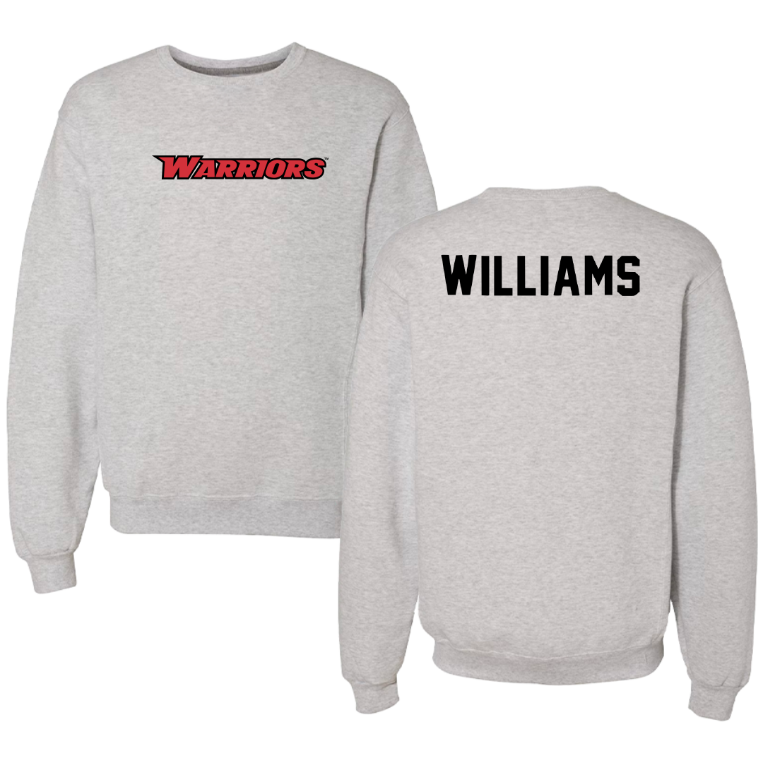 Stanislaus State Cheer Gray Warriors Crewneck - Madison Williams