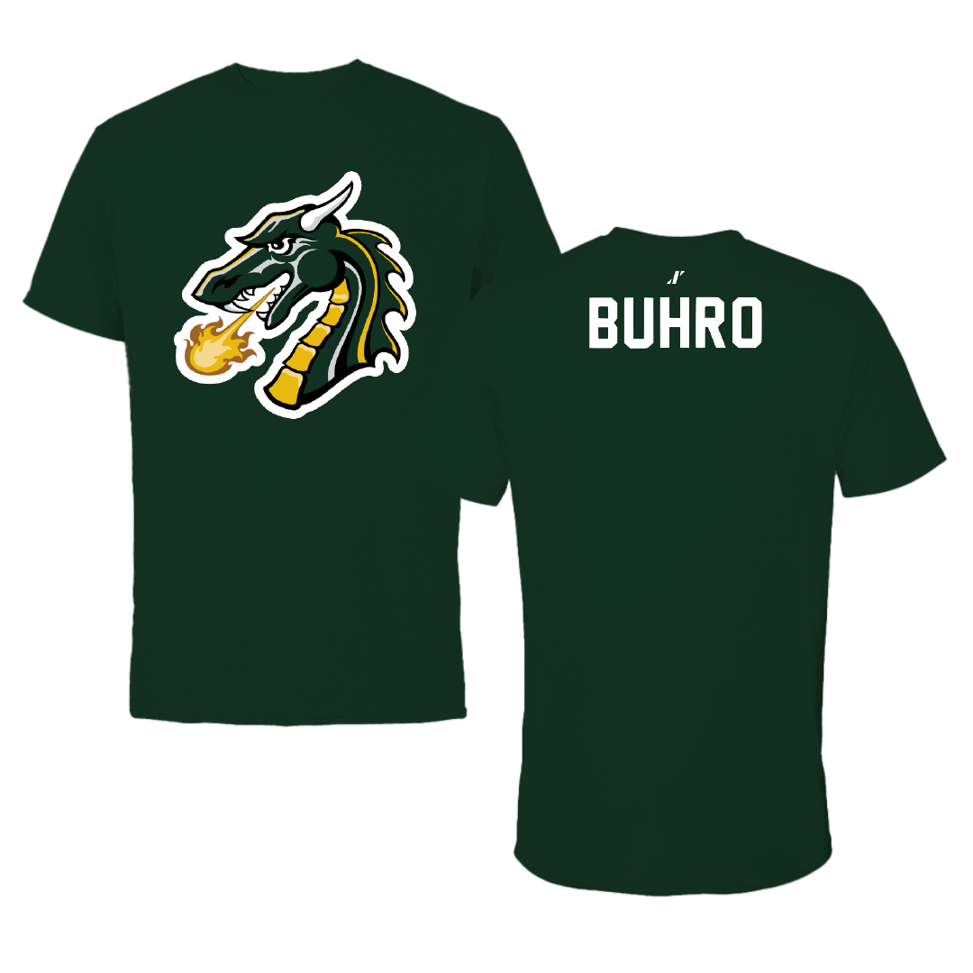 Tiffin University TF and XC Forest Green Tee - Hayden Buhro