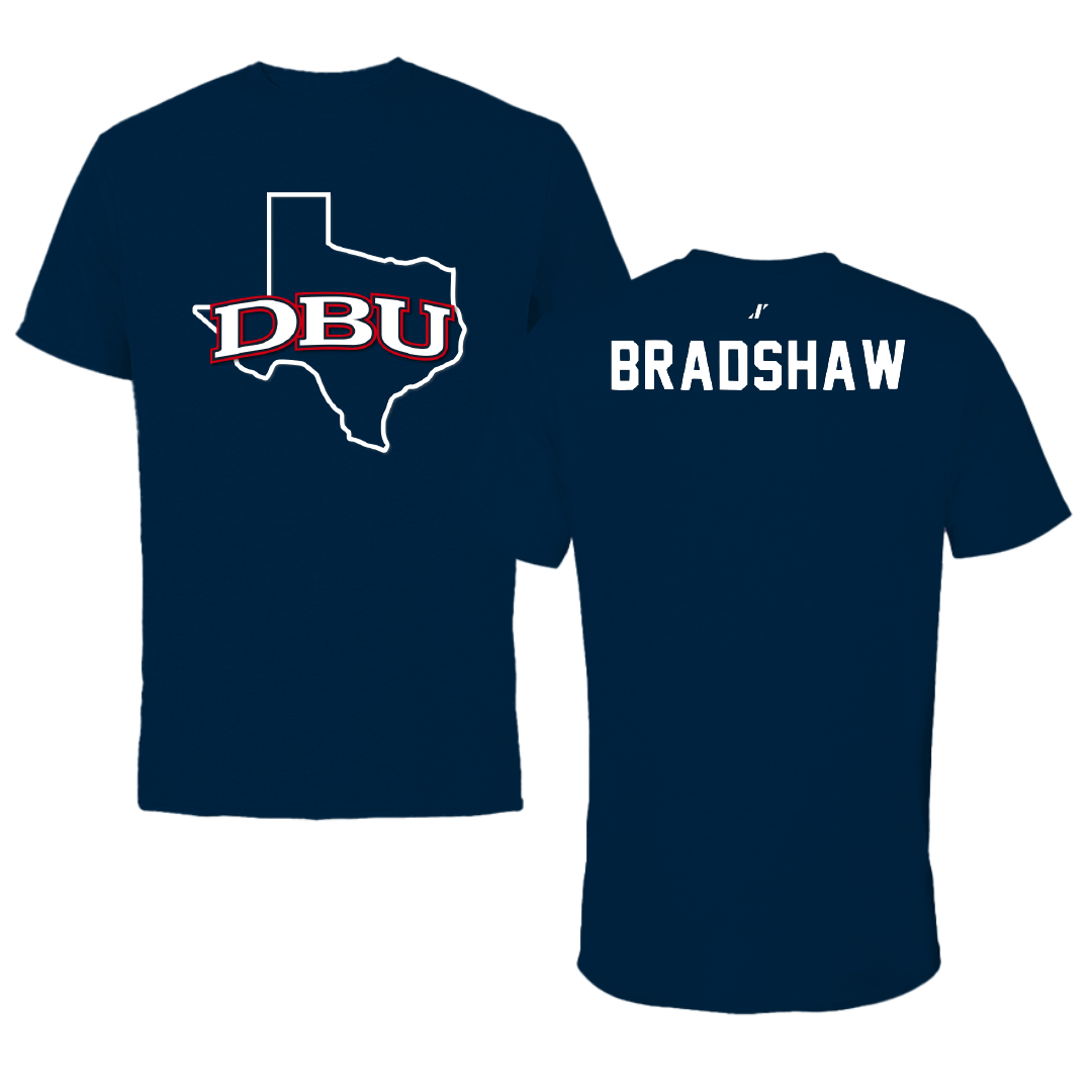Dallas Baptist University TF and XC Navy State Performance Tee - Abbey Bradshaw
