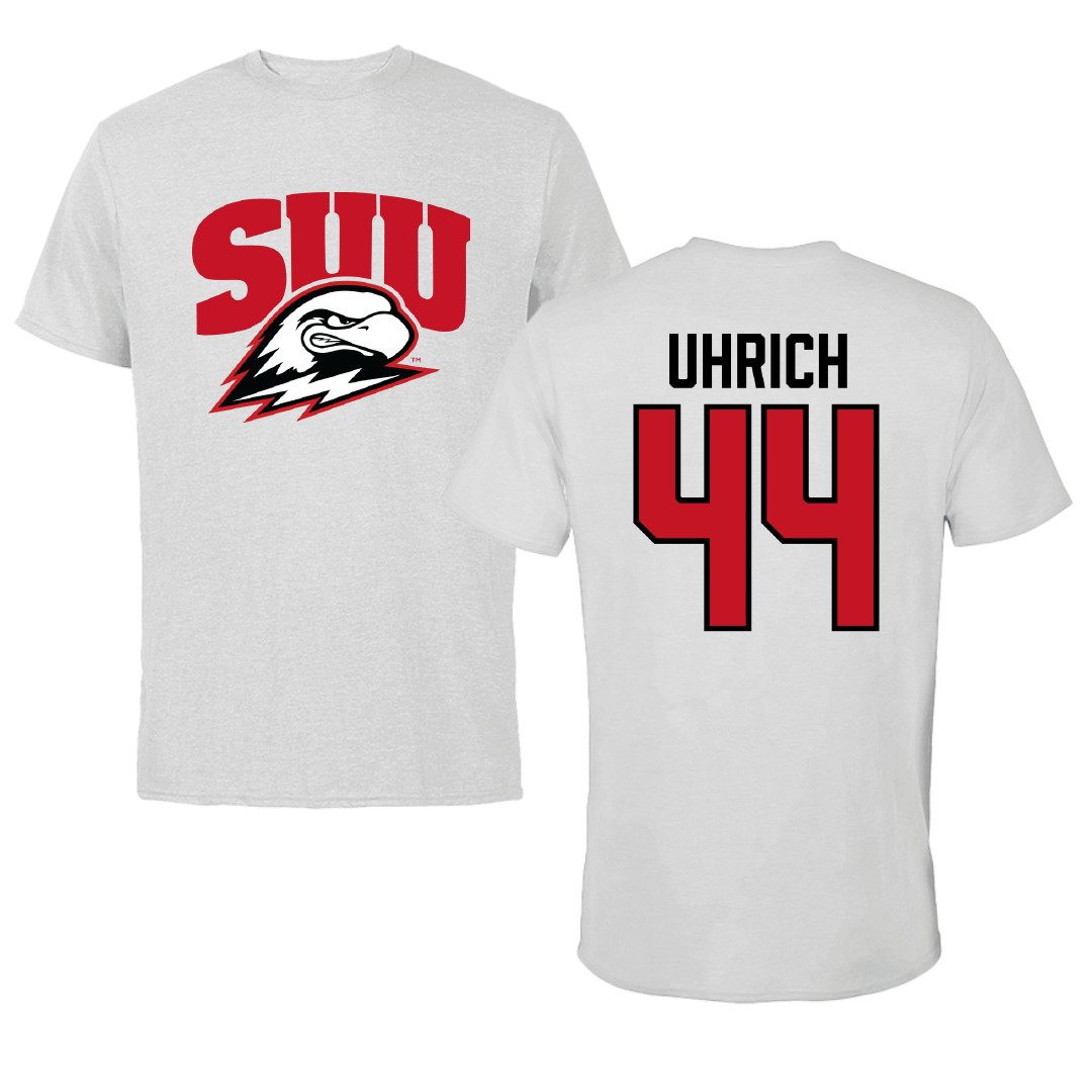 Southern Utah University Basketball Light Gray Performance Tee - #44 Ava Uhrich