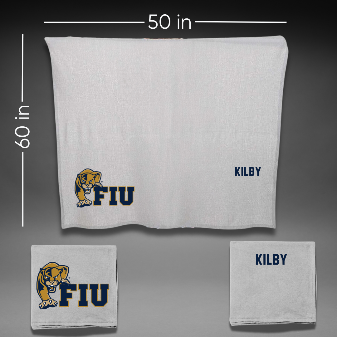 Florida International University Golf Gray Blanket - Karissa Kilby