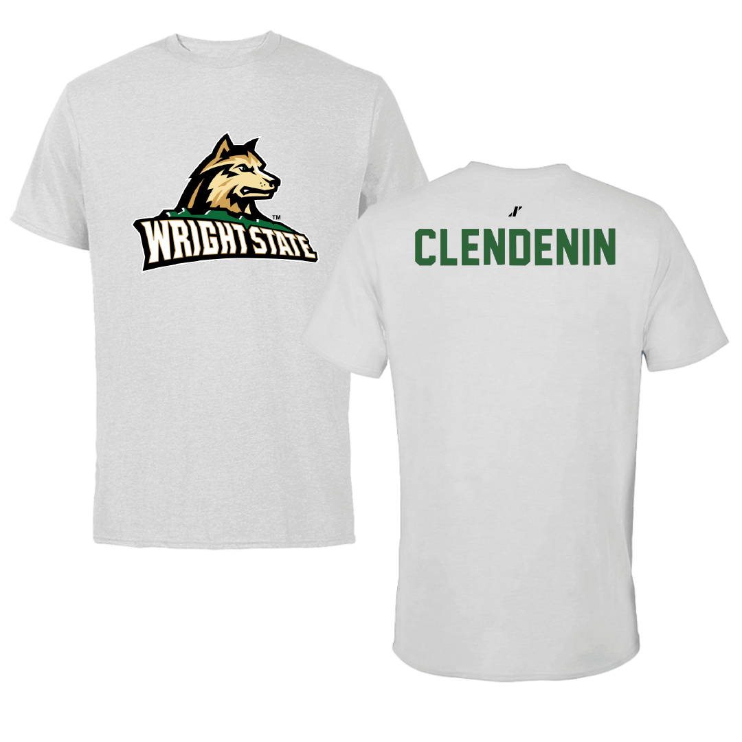 Wright State University TF and XC Light Gray Performance Tee - Aiden Clendenin