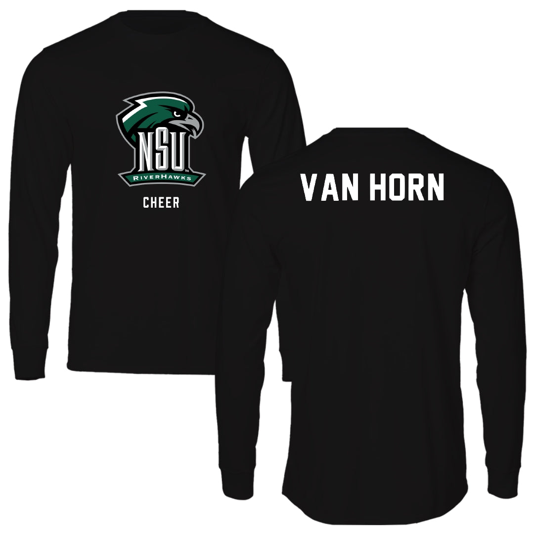 Northeastern State University Cheer Black Long Sleeve - Olivia Van Horn