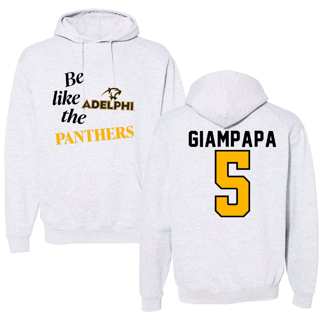 Adelphi University Bowling Light Gray Be Like Us Hoodie - #5 Giana Giampapa