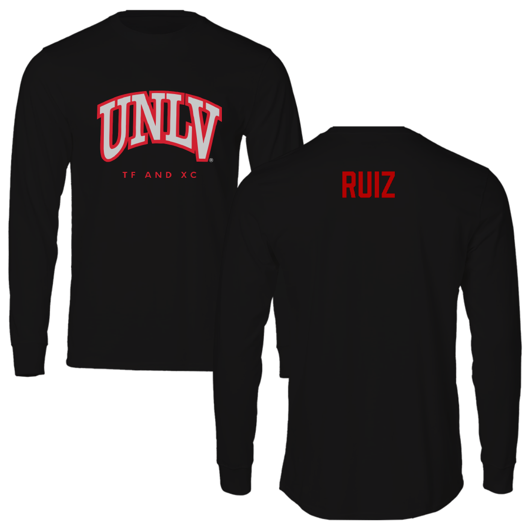 University of Nevada-Las Vegas TF and XC Black Long Sleeve - Natalia Ruiz