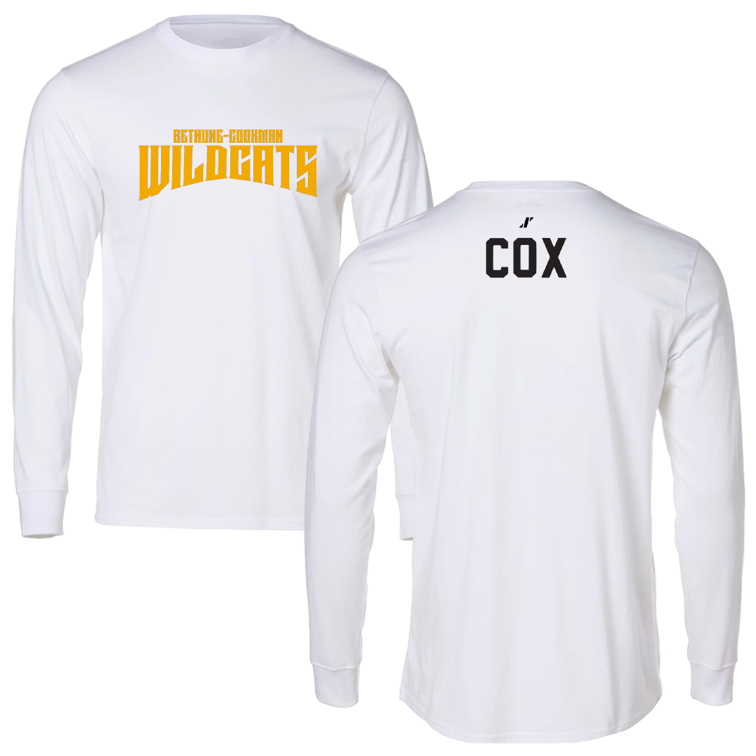 Bethune-Cookman University TF and XC White Classic Long Sleeve - Rayphel Cox