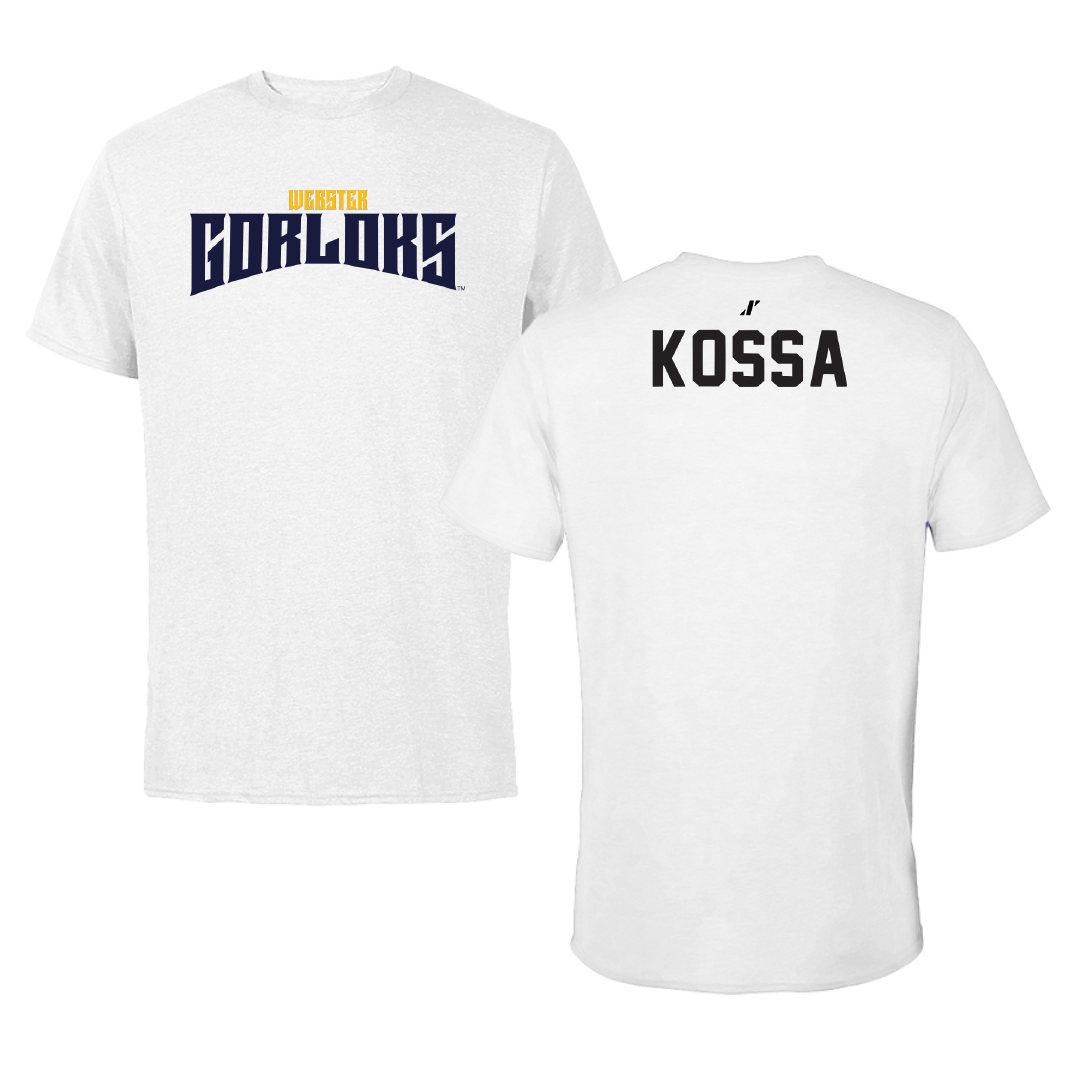 Webster University TF and XC White Classic Tee - Othniel Kossa