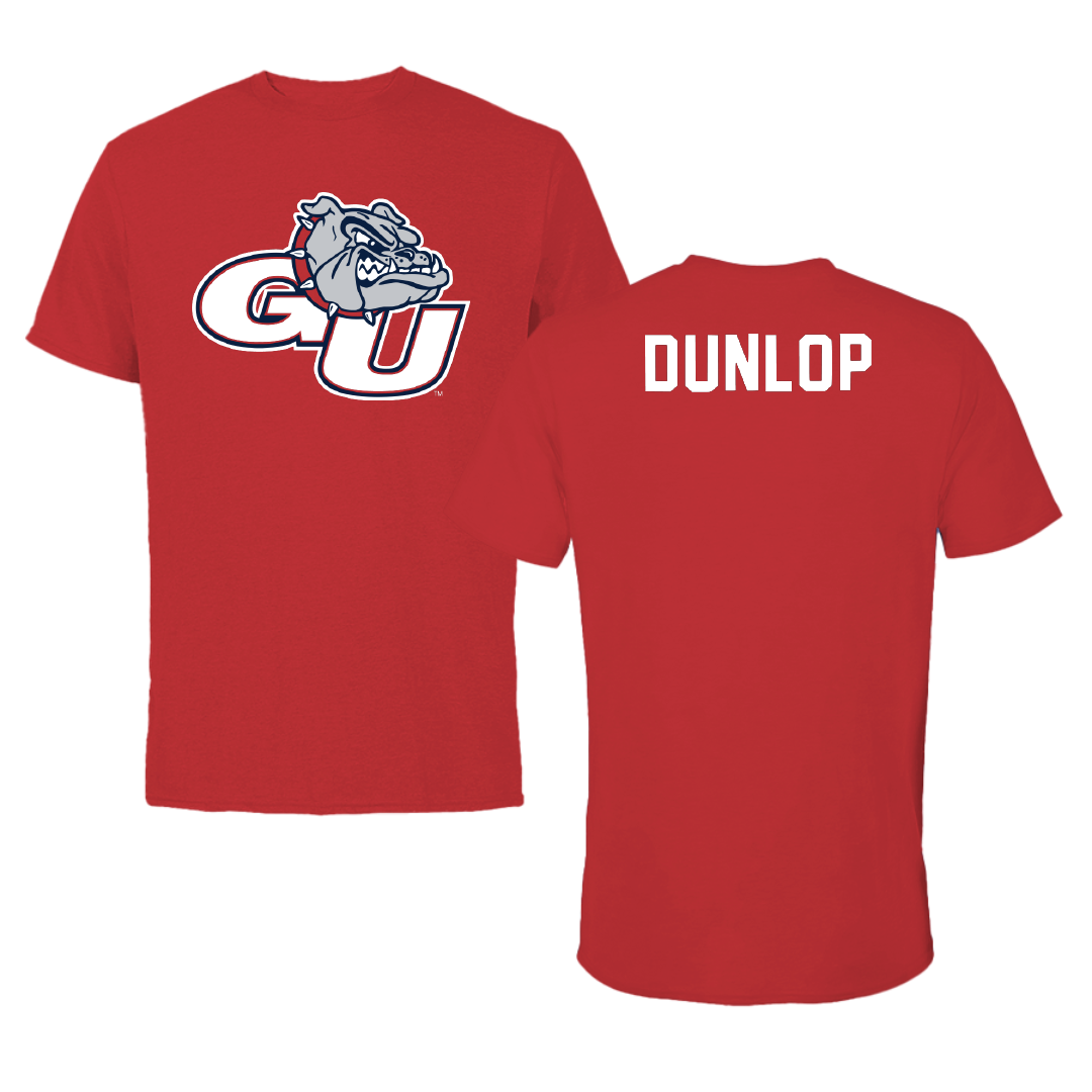Gonzaga University Tennis Red Performance Tee - Tom Dunlop