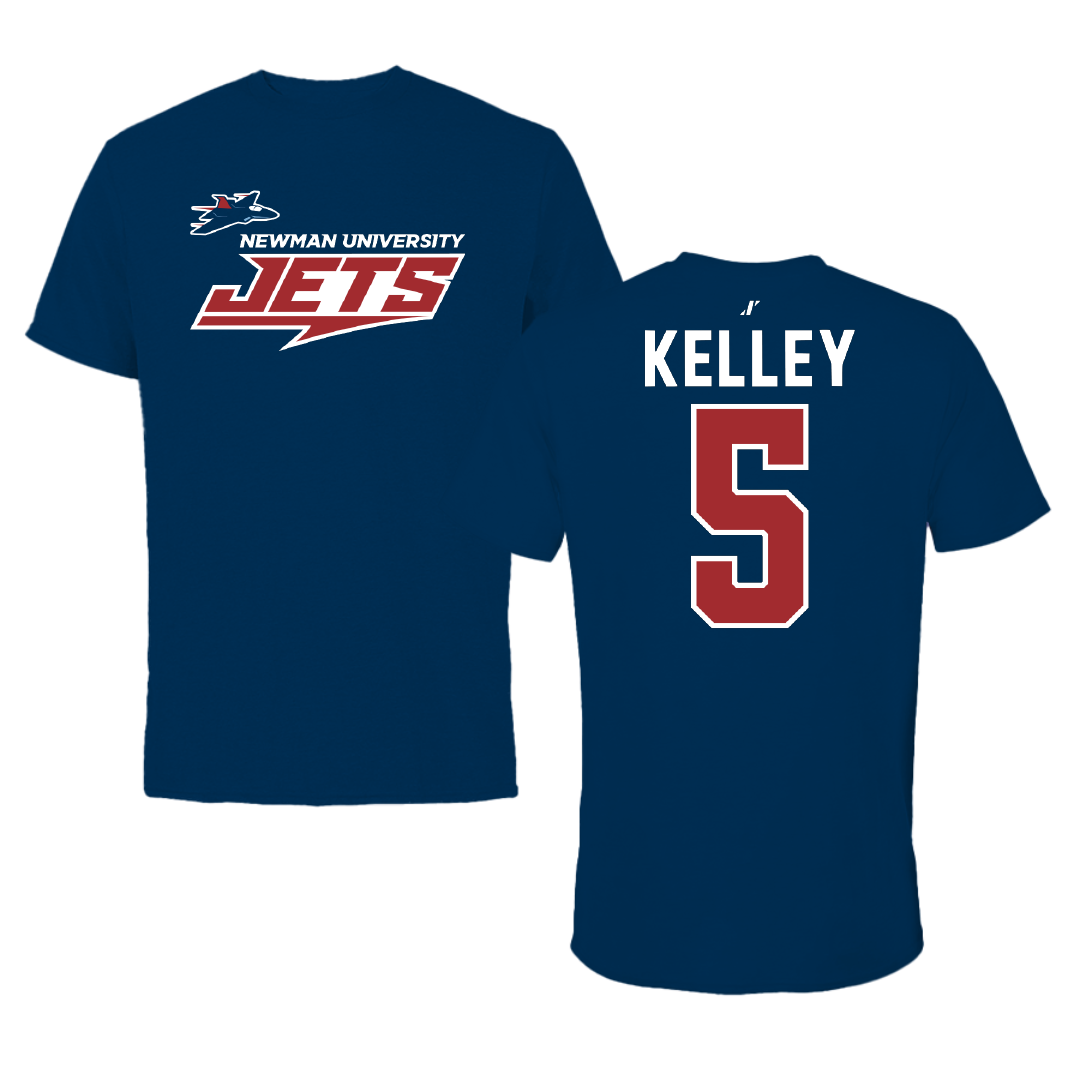 Newman University Volleyball Navy General Tee - #5 Avery Kelley