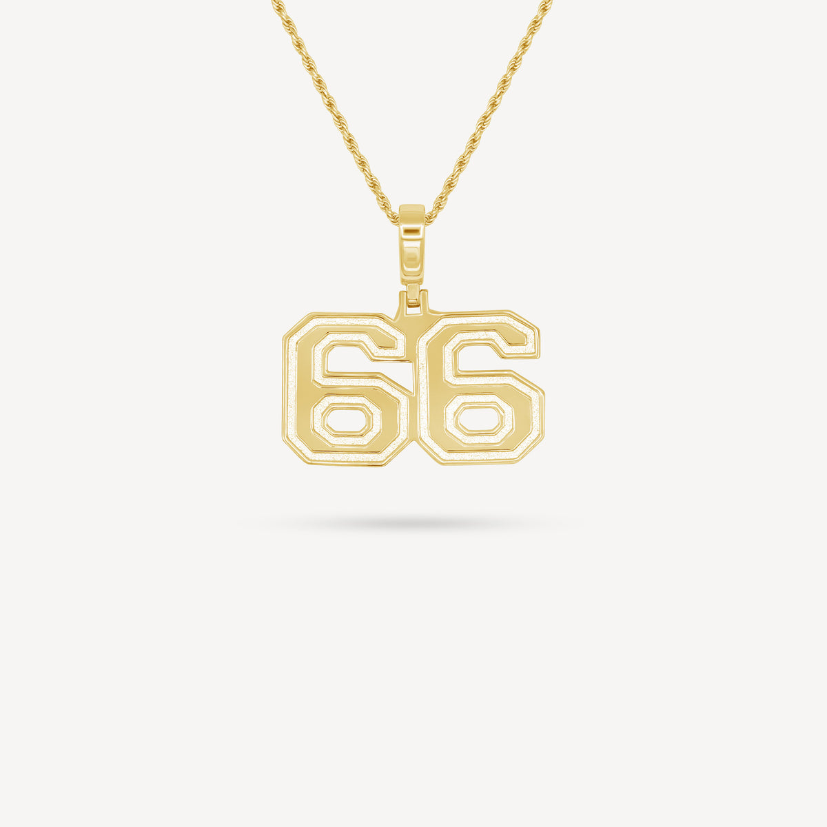 Gold Presidents Pendant and Chain - #66 Chance Gagnon