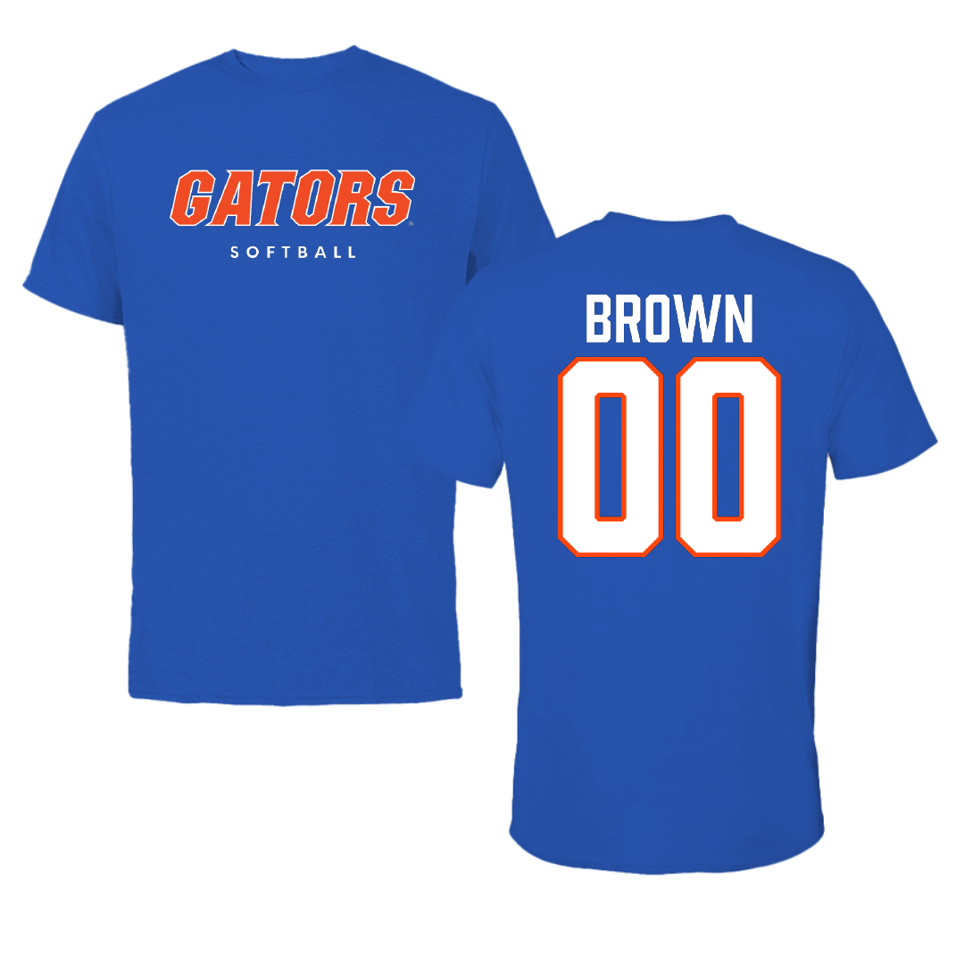 University of Florida Softball True Royal Tee - #00 Ava Brown